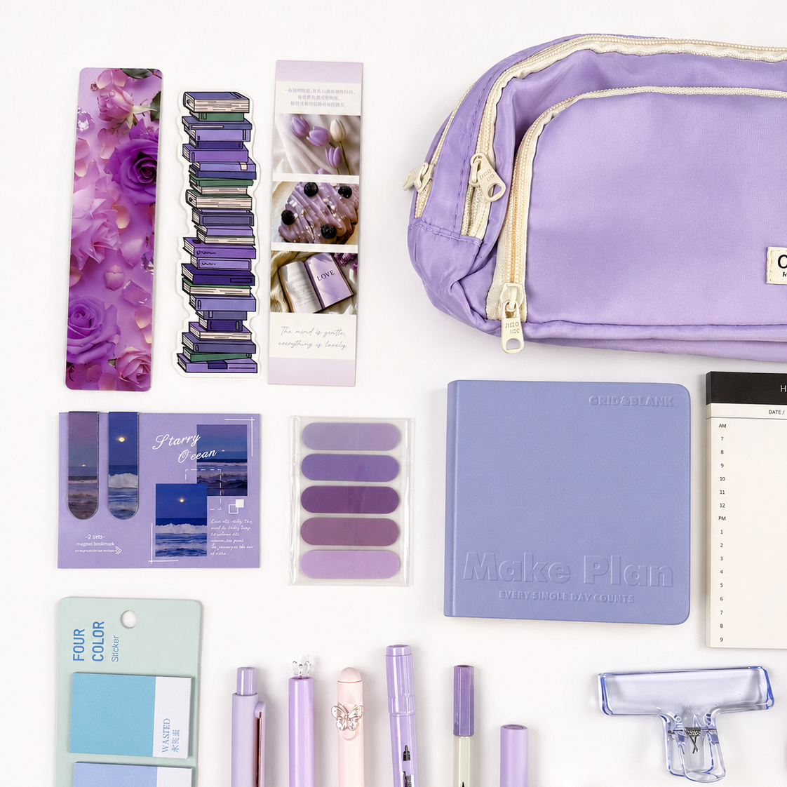 💜 Lavender Purple Box - Calm in Every Page