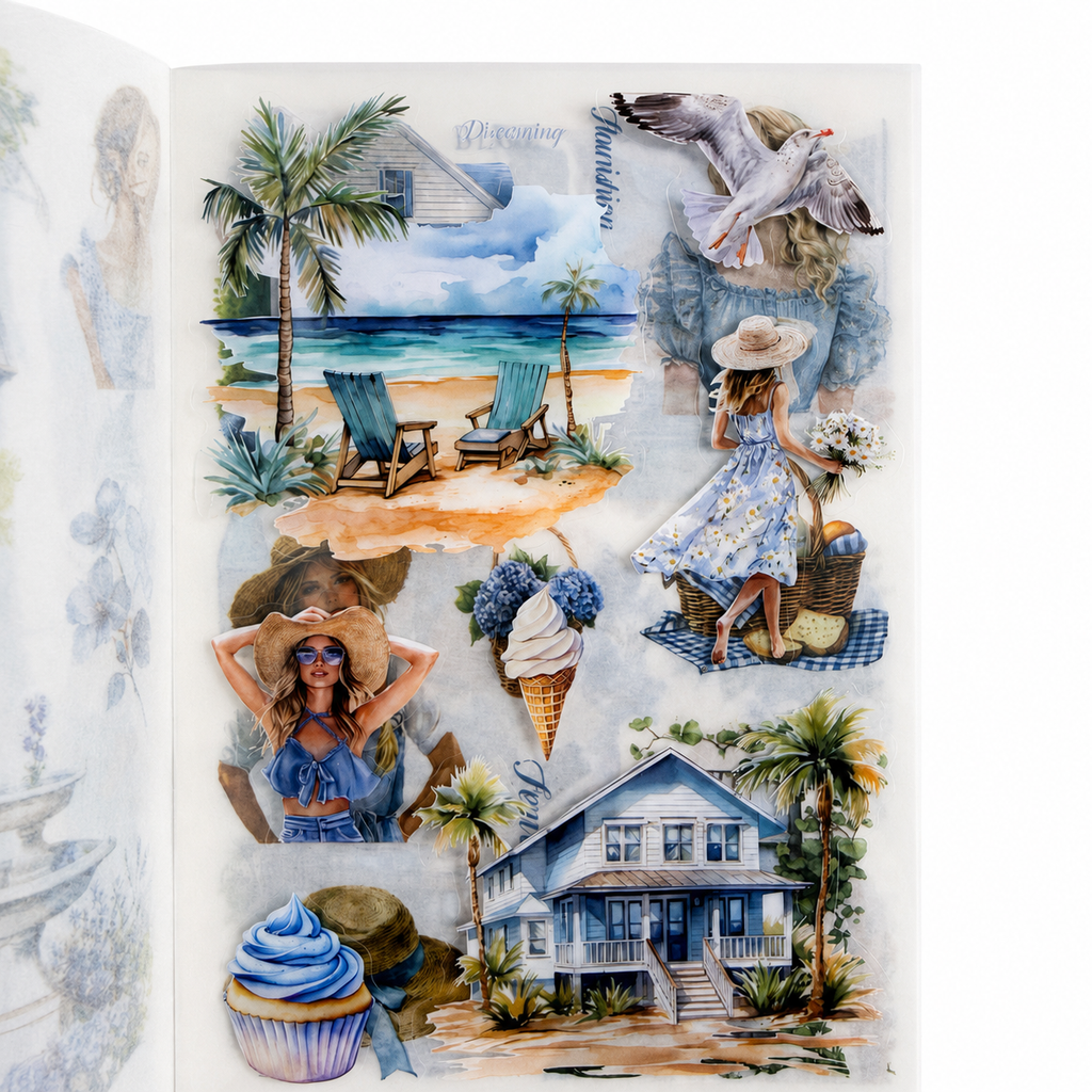 Sea Salt Promenade Sticker Book