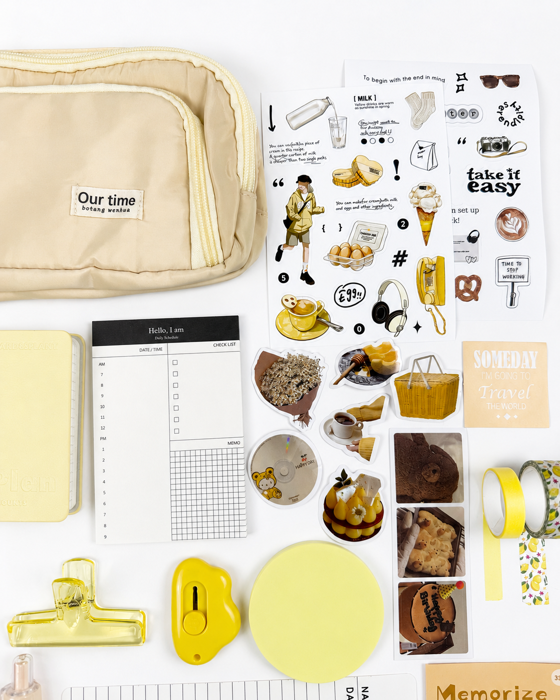 💛 Butter Yellow Box - A Little Sunshine for Your Desk
