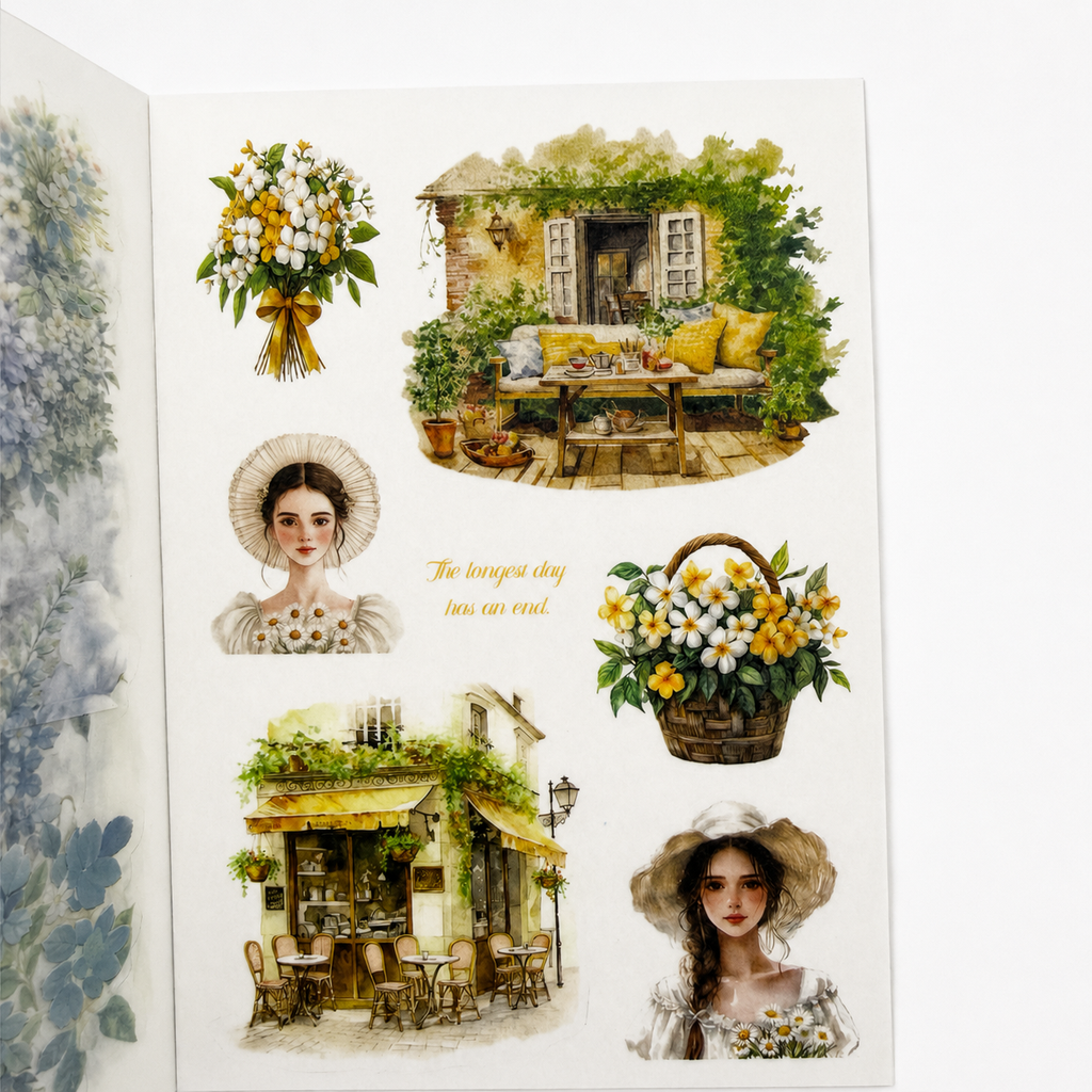 Golden Meadow Sticker Book 🌼