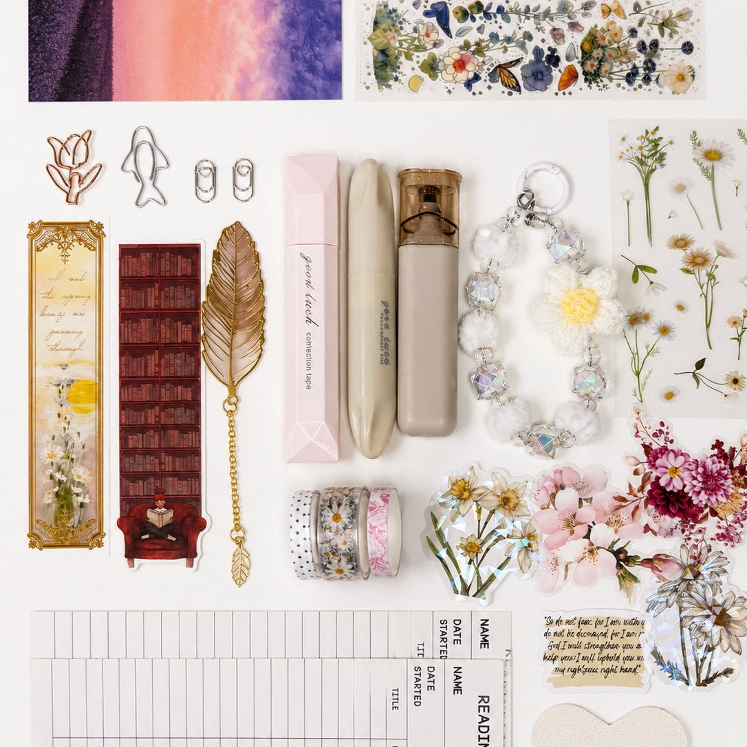 Daisy Dreams Set – Floral Aesthetic Stationery Box | Veluna Box