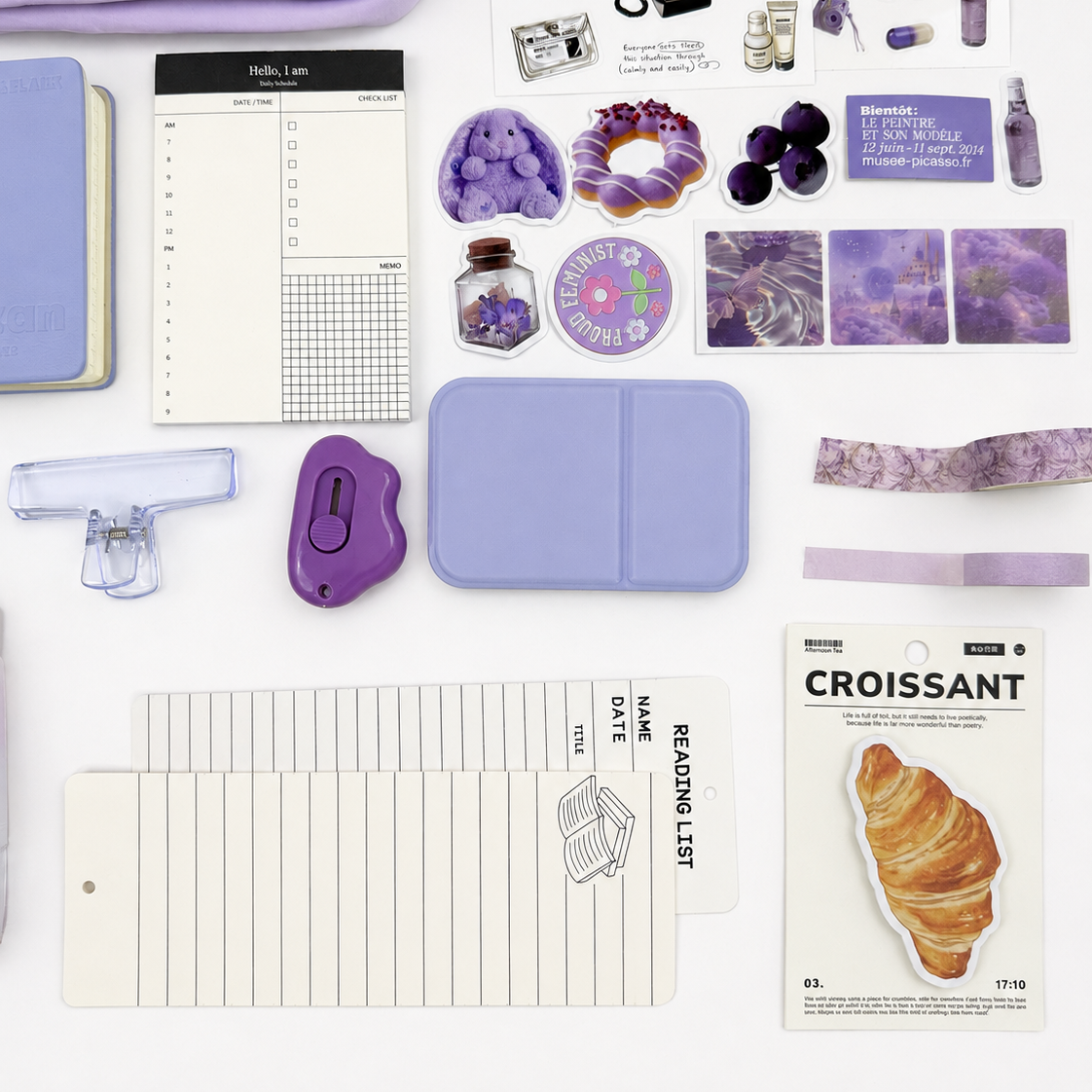 💜 Lavender Purple Box - Calm in Every Page