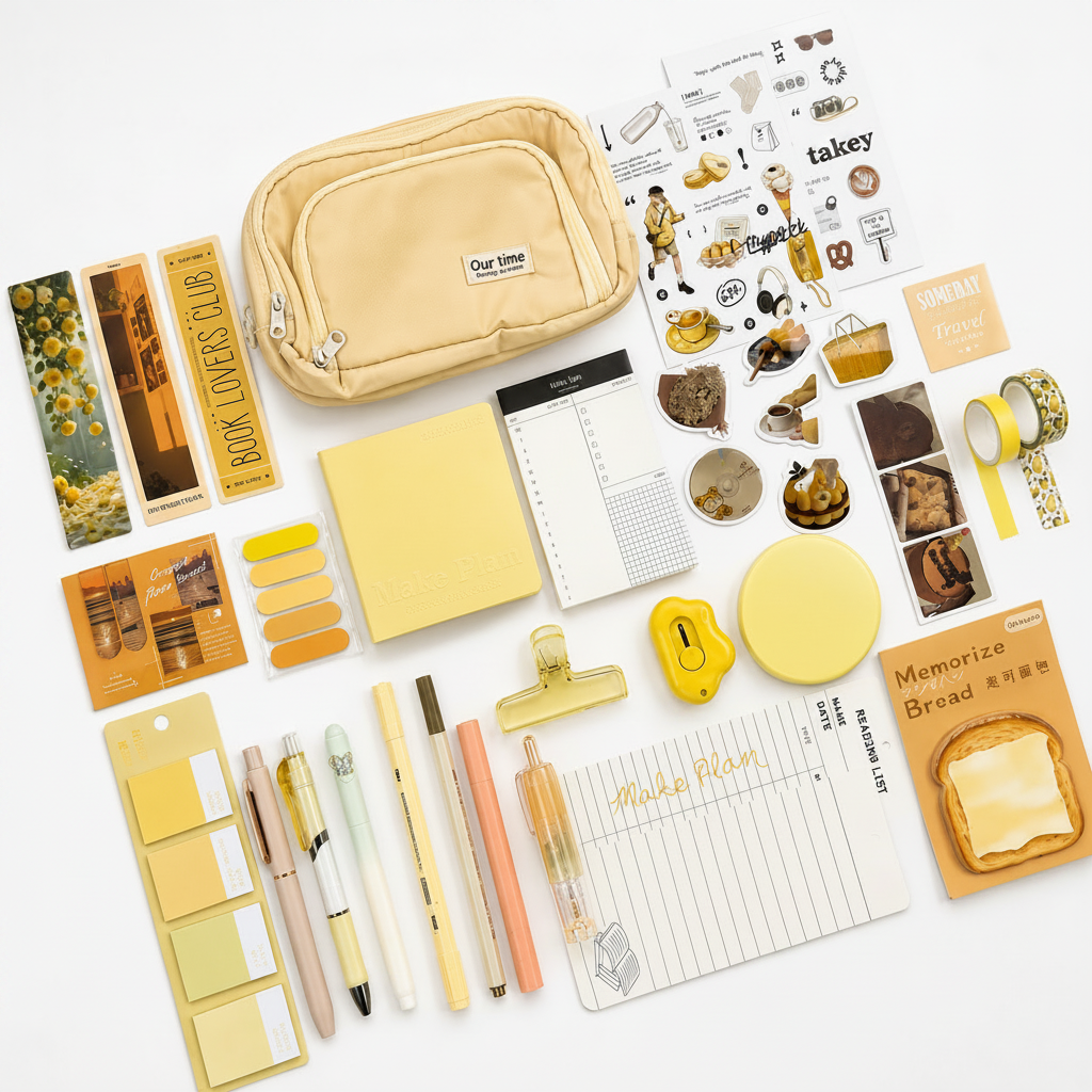 💛 Butter Yellow Box - A Little Sunshine for Your Desk