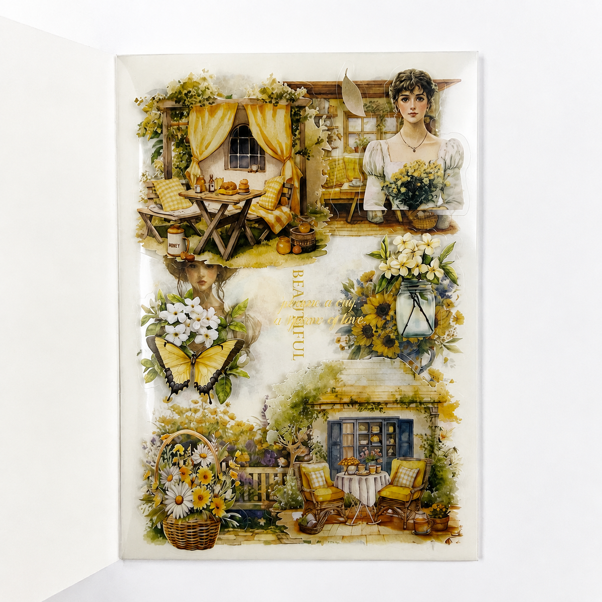 Golden Meadow Sticker Book 🌼