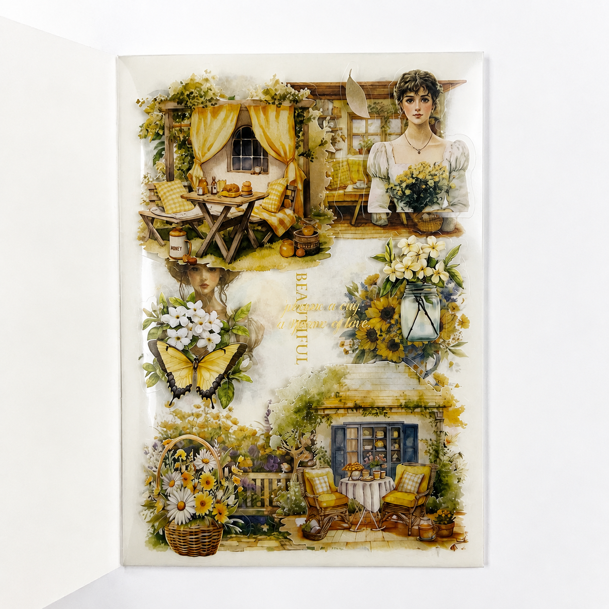 Golden Meadow Sticker Book 🌼