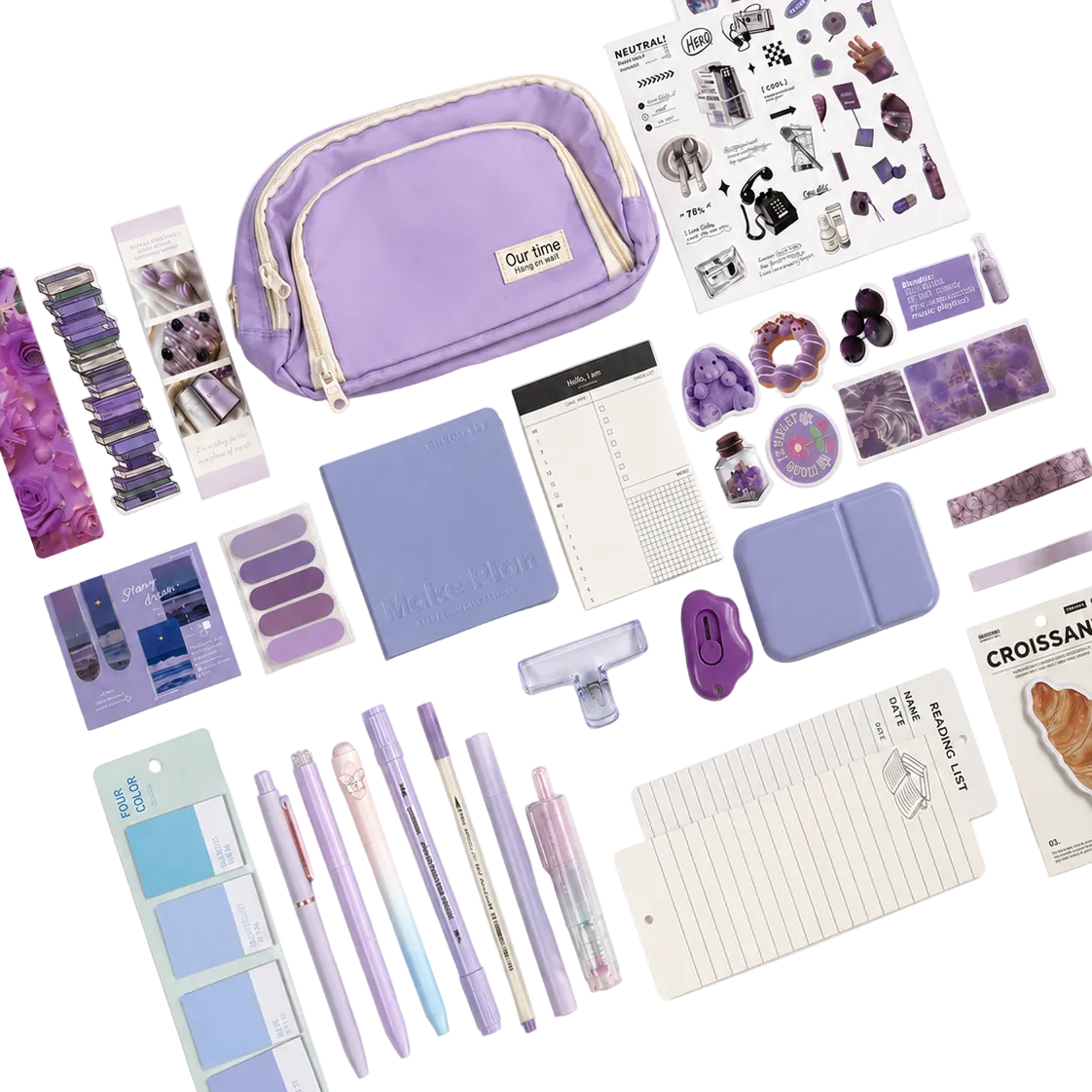 💜 Lavender Purple Box - Calm in Every Page