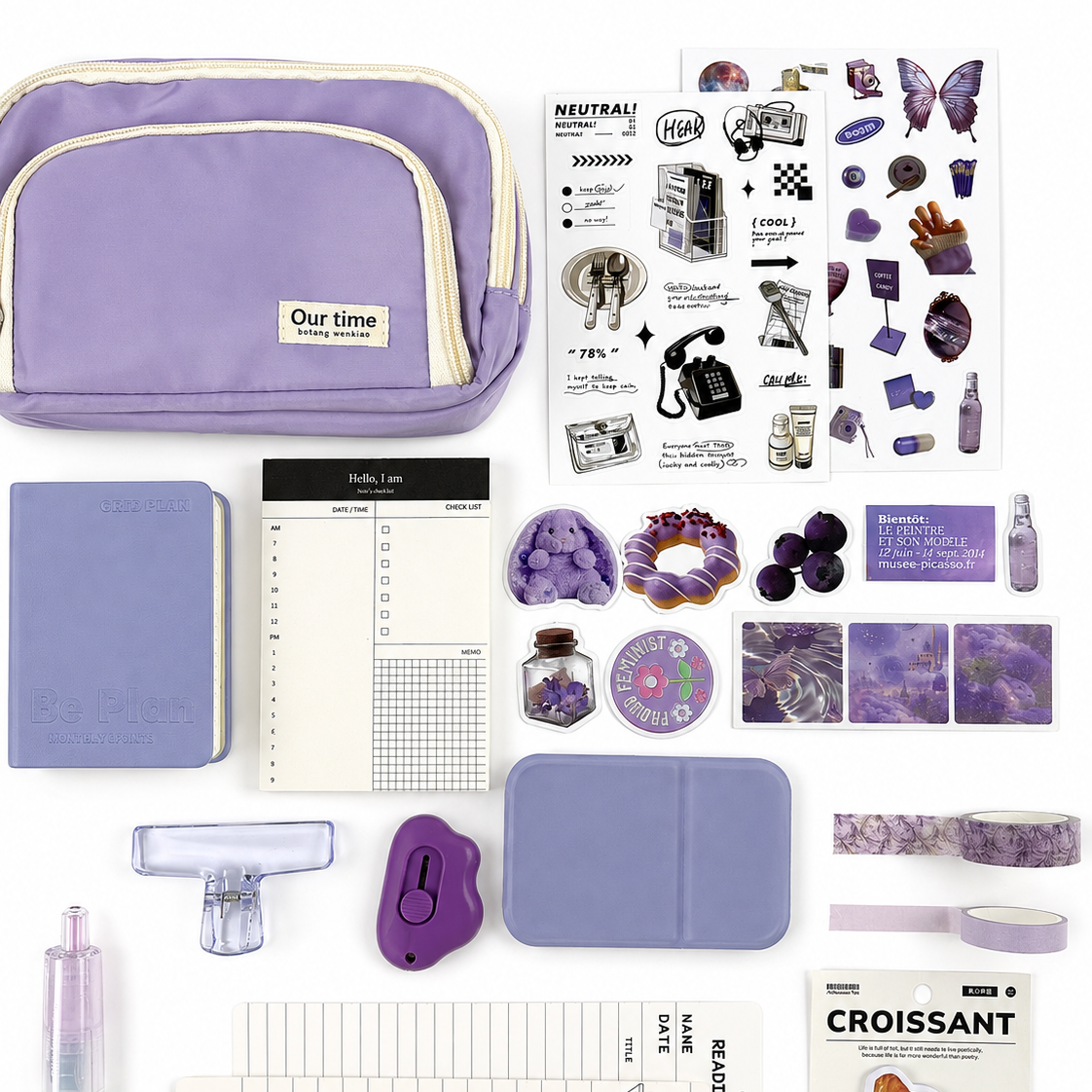 💜 Lavender Purple Box - Calm in Every Page