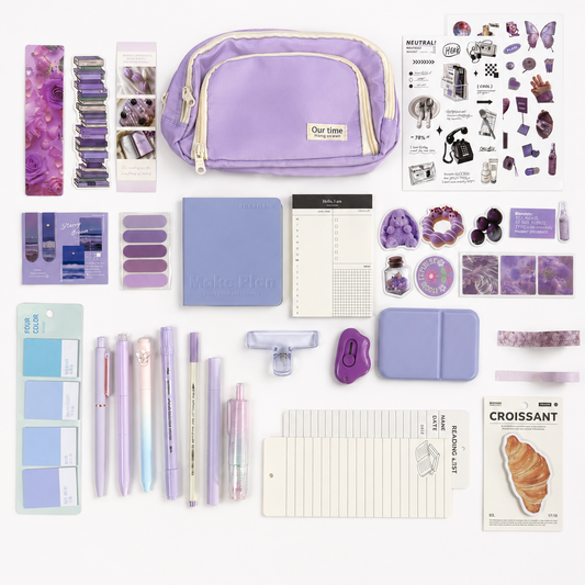 💜 Lavender Purple Box - Calm in Every Page