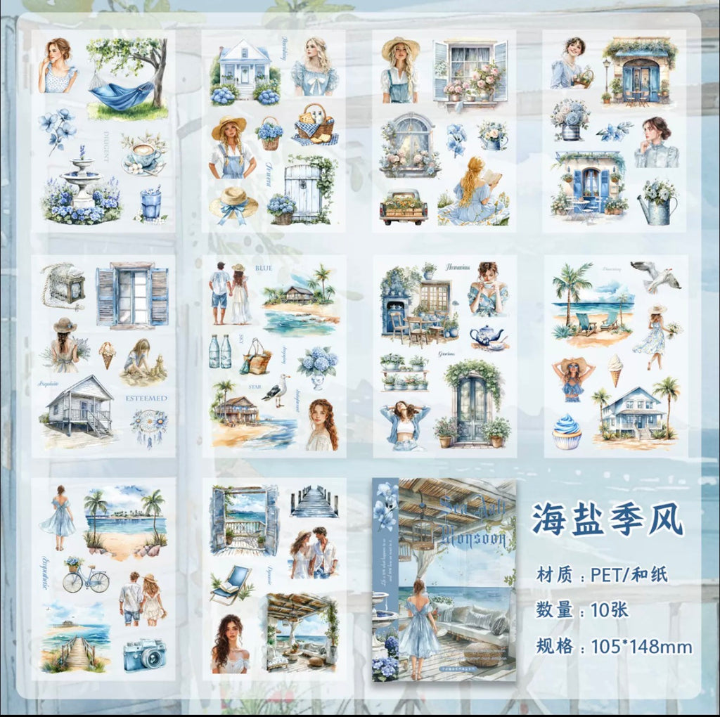 Sea Salt Promenade Sticker Book
