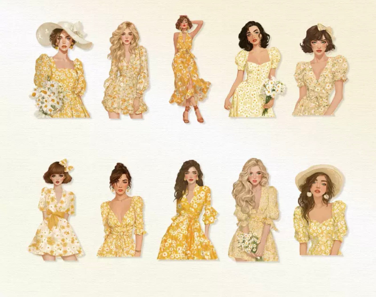 Sunny Bloom Sticker Pack