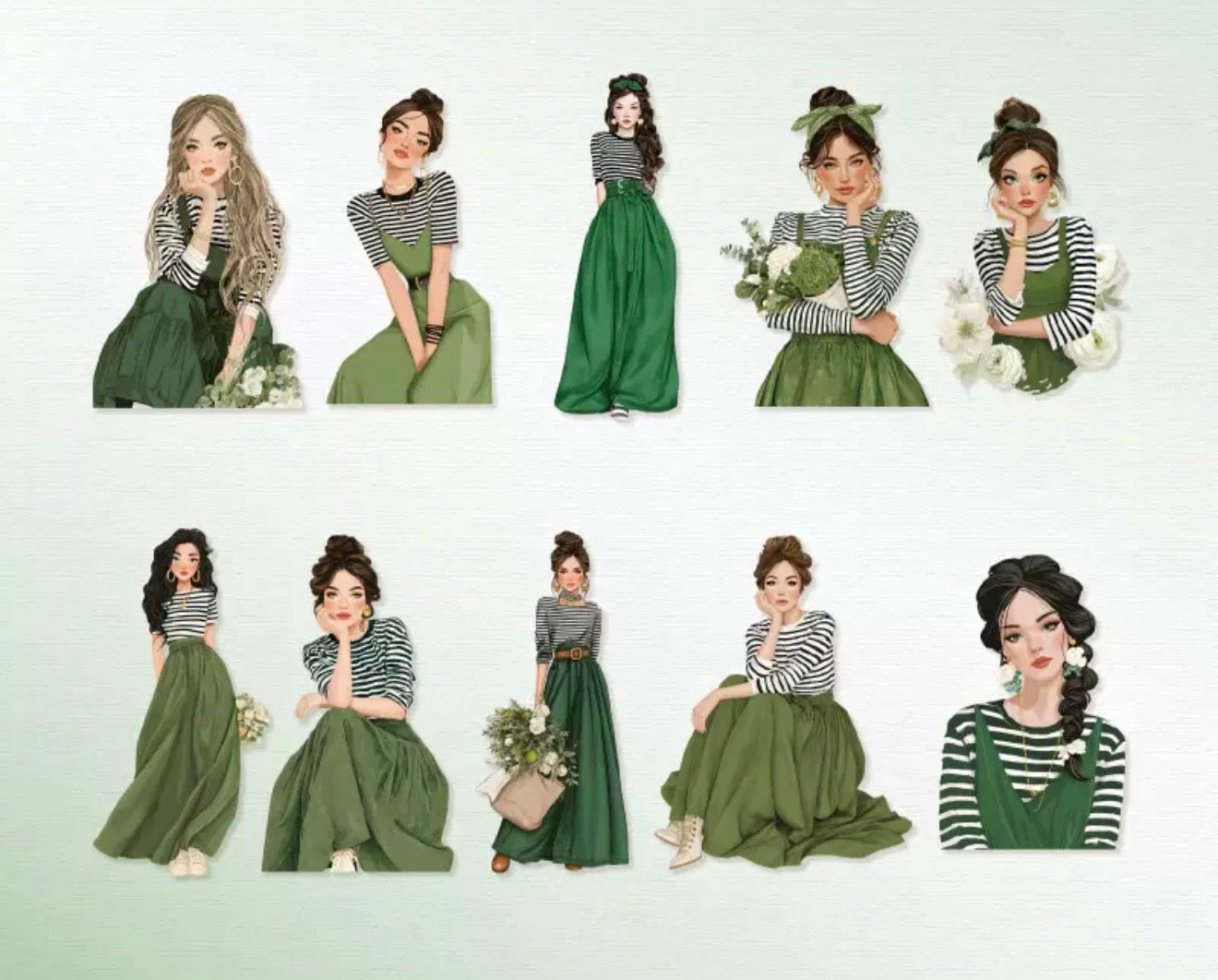 Botanical Beauty Sticker Pack
